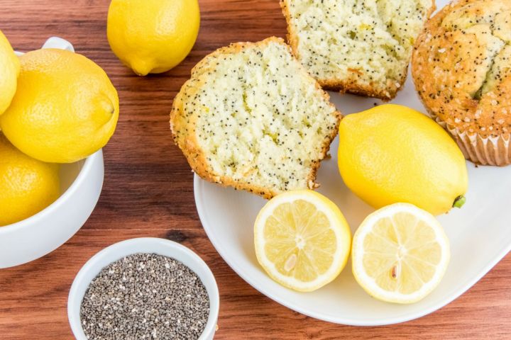Low Carb Lemon Chia Seed Muffins Low Carb Lemon Chia Seed Muffins